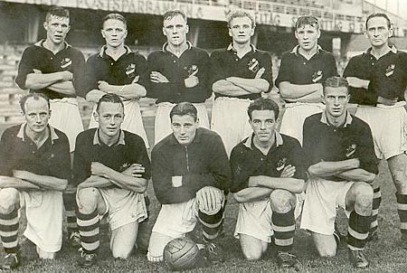 Sunday 18 August 1940, kl 17:30  AIK - Landskrona BoIS 3-2 (1-1)  Råsunda Fotbollstadion, Solna