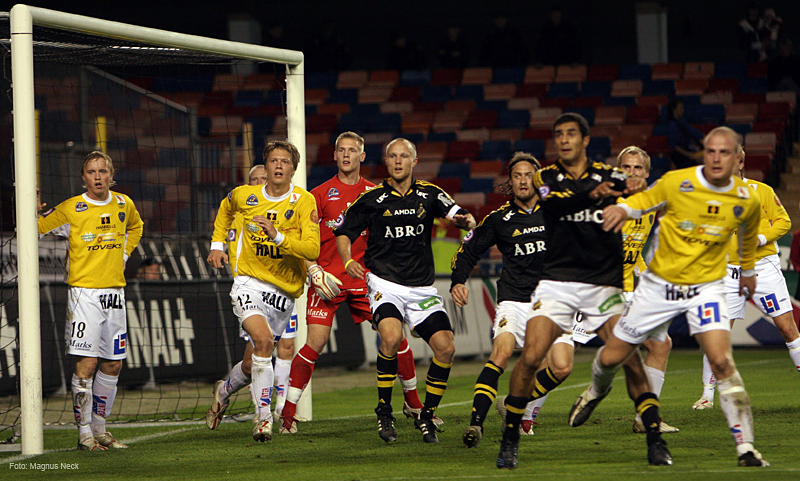 Friday 7 October 2005, kl 19:00  AIK - Falkenbergs FF 1-1 (1-1)  Råsunda Fotbollstadion, Solna