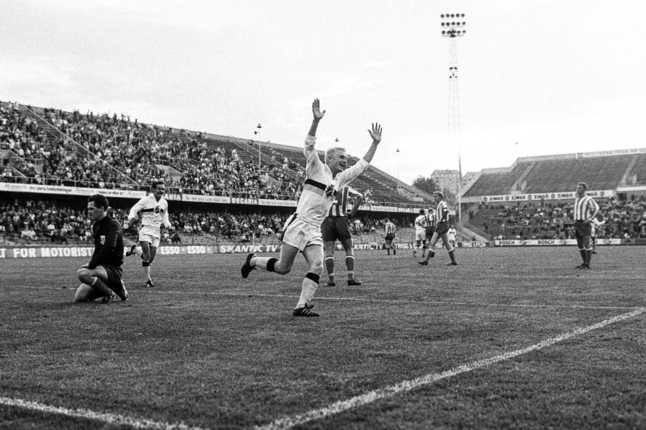 Thursday 8 August 1968, kl 19:00  AIK - IFK Göteborg 9-3 (5-2)  Råsunda Fotbollstadion, Solna