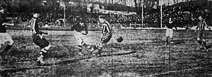 Monday 9 April 1928  Hammarby IF - AIK 1-3 ()  Okänd arena, Okänd ort
