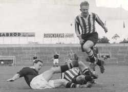 Sunday 2 July 1950  AIK - Landskrona BoIS 3-2 ()  Råsunda Fotbollstadion, Solna