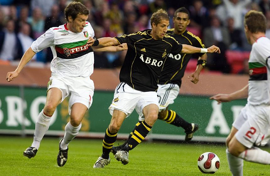 Thursday 2 August 2007, kl 19:45  AIK - Glentoran FC 4-0 (2-0)  Råsunda Fotbollstadion, Solna