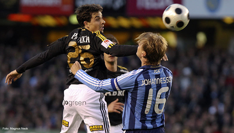 Thursday 24 April 2008, kl 20:00  AIK - Djurgårdens IF 1-1 (1-0)  Råsunda Fotbollstadion, Solna