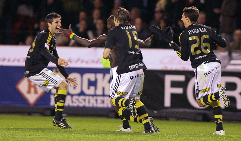 Wednesday 24 September 2008, kl 20:00  Djurgårdens IF - AIK 1-1 (1-0)  Råsunda Fotbollstadion, Solna