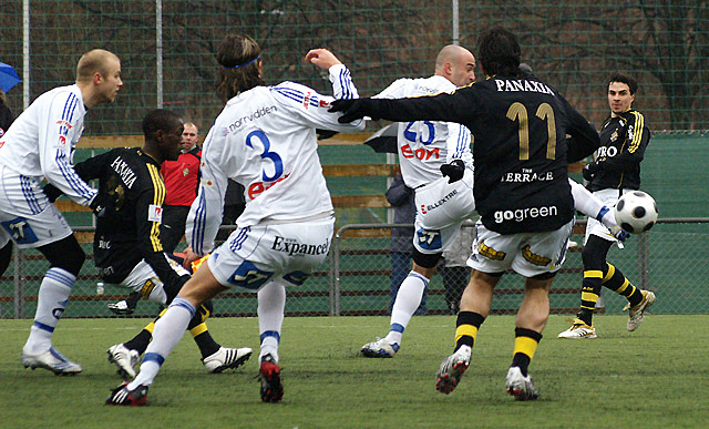 Saturday 1 March 2008, kl 14:00  AIK - GIF Sundsvall 1-0 (0-0)  Skytteholms IP, Solna