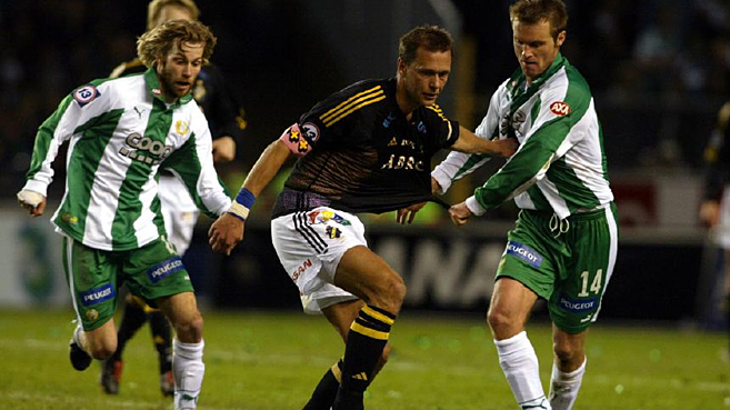 Tuesday 22 April 2003, kl 19:00  Hammarby IF - AIK 1-1 (0-1)  Råsunda Fotbollstadion, Solna