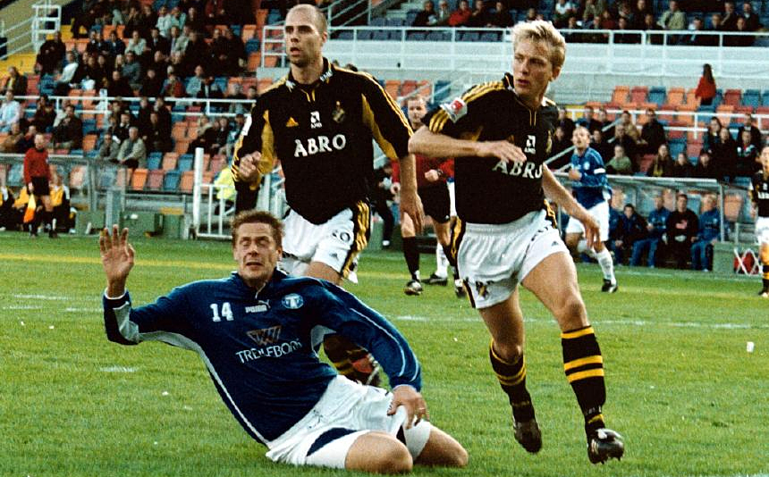 Thursday 3 May 2001, kl 19:00  AIK - Trelleborgs FF 3-2 (1-1)  Råsunda Fotbollstadion, Solna