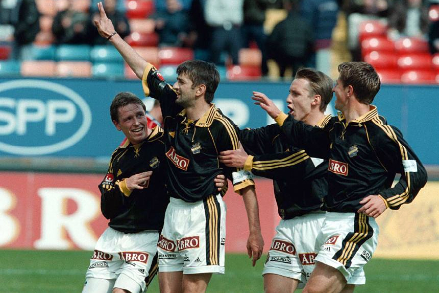 Friday 30 April 1999, kl 13:30  AIK - Helsingborgs IF 2-1 (2-1)  Råsunda Fotbollstadion, Solna