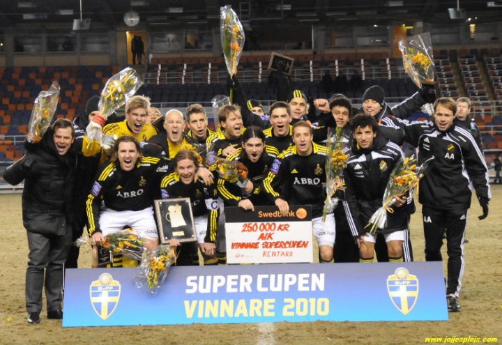 Saturday 6 March 2010, kl 16:00  AIK - IFK Göteborg 1-0 (1-0)  Råsunda Fotbollstadion, Solna