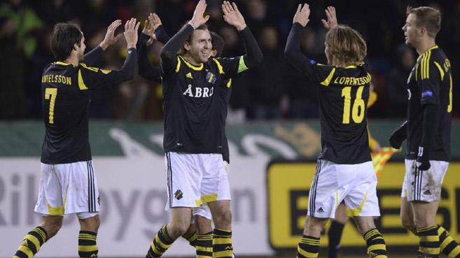 Thursday 8 November 2012, kl 19:00  AIK - PSV 1-0 (1-0)  Råsunda Fotbollstadion, Solna