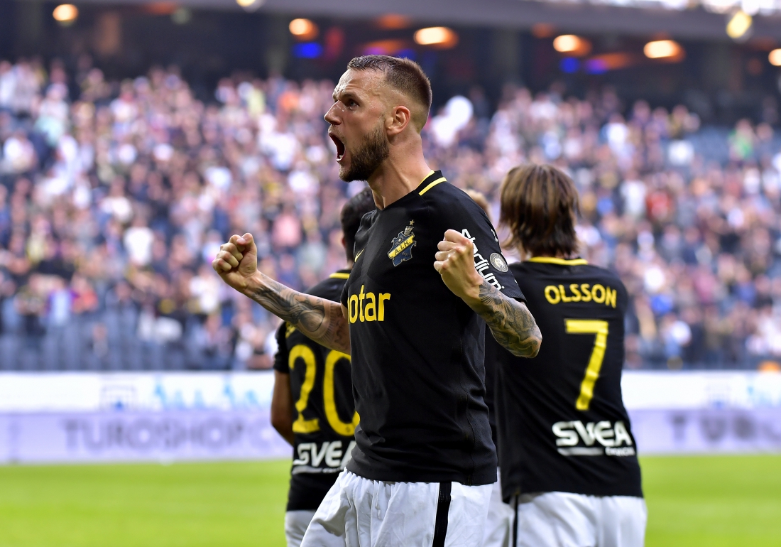 Saturday 1 September 2018, kl 16:00  AIK - BK Häcken 3-0 (3-0)  Friends Arena, Solna