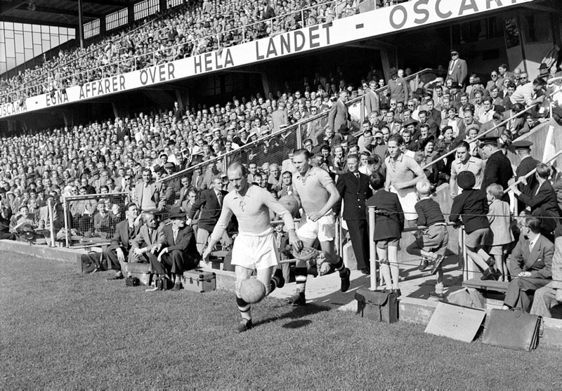 Sunday 10 September 1950  AIK - Råå IF 1-2 (0-?)  Råsunda Fotbollstadion, Solna