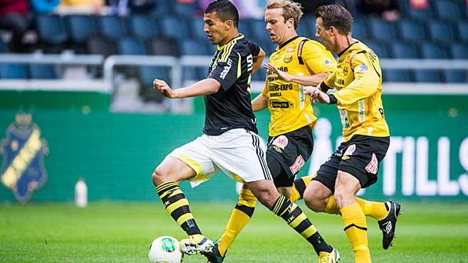 Monday 1 July 2013, kl 19:00  AIK - Mjällby AIF 0-0 (0-0)  Friends Arena, Solna