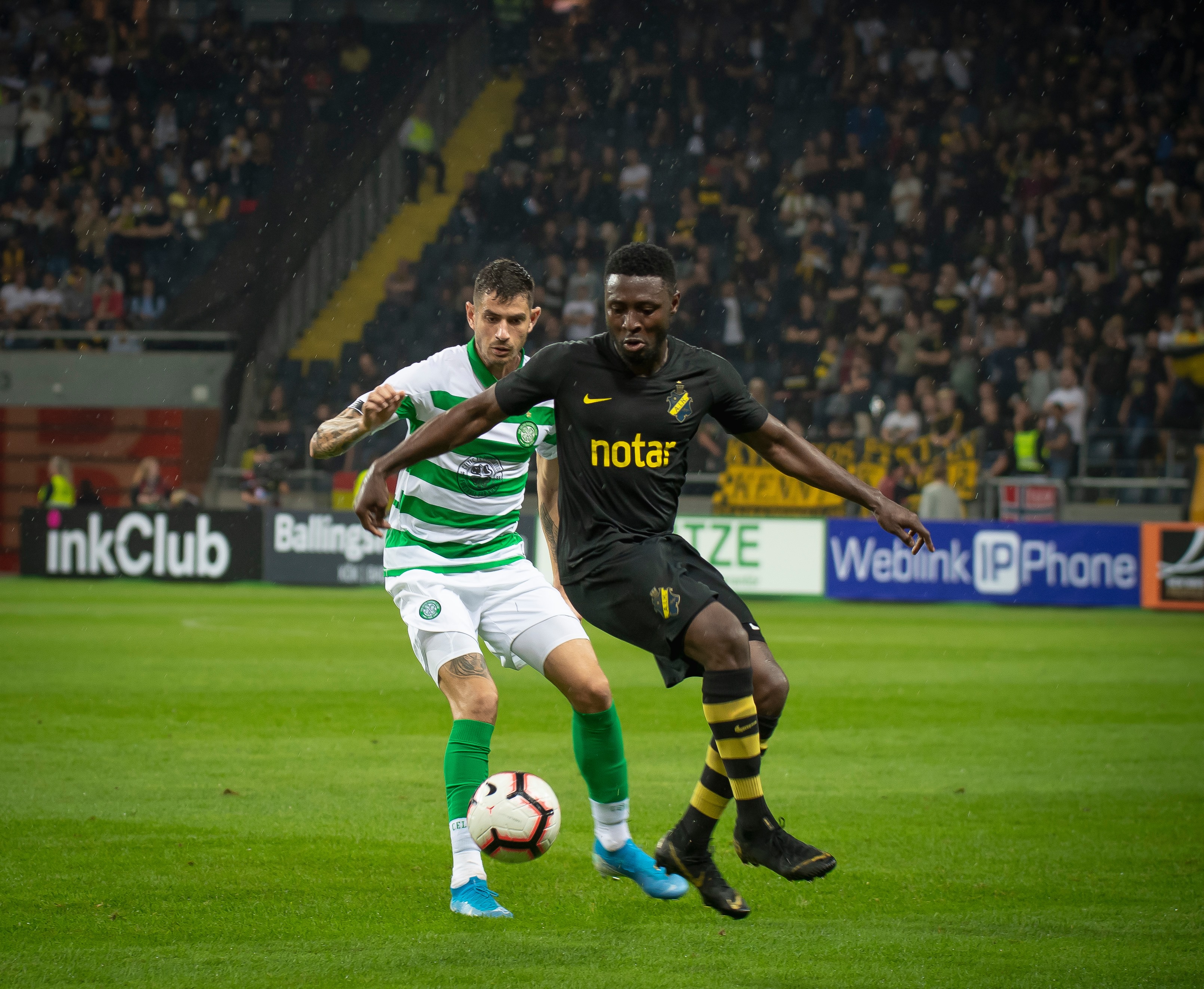 Thursday 29 August 2019, kl 19:00  AIK - Celtic FC 1-4 (1-2)  Friends Arena, Solna