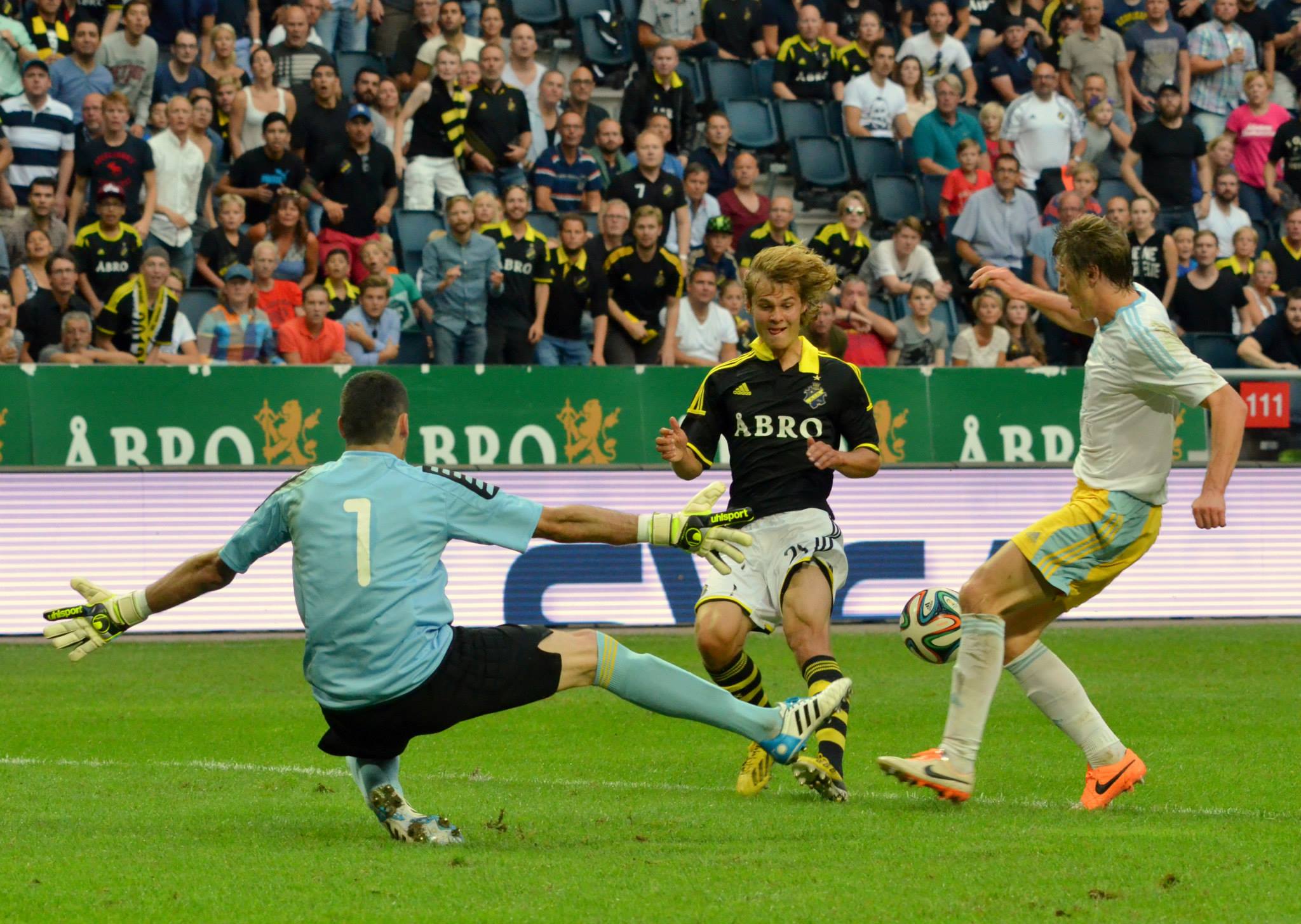 Thursday 7 August 2014, kl 19:00  AIK - Astana FK 0-3 (0-1)  Friends Arena, Solna