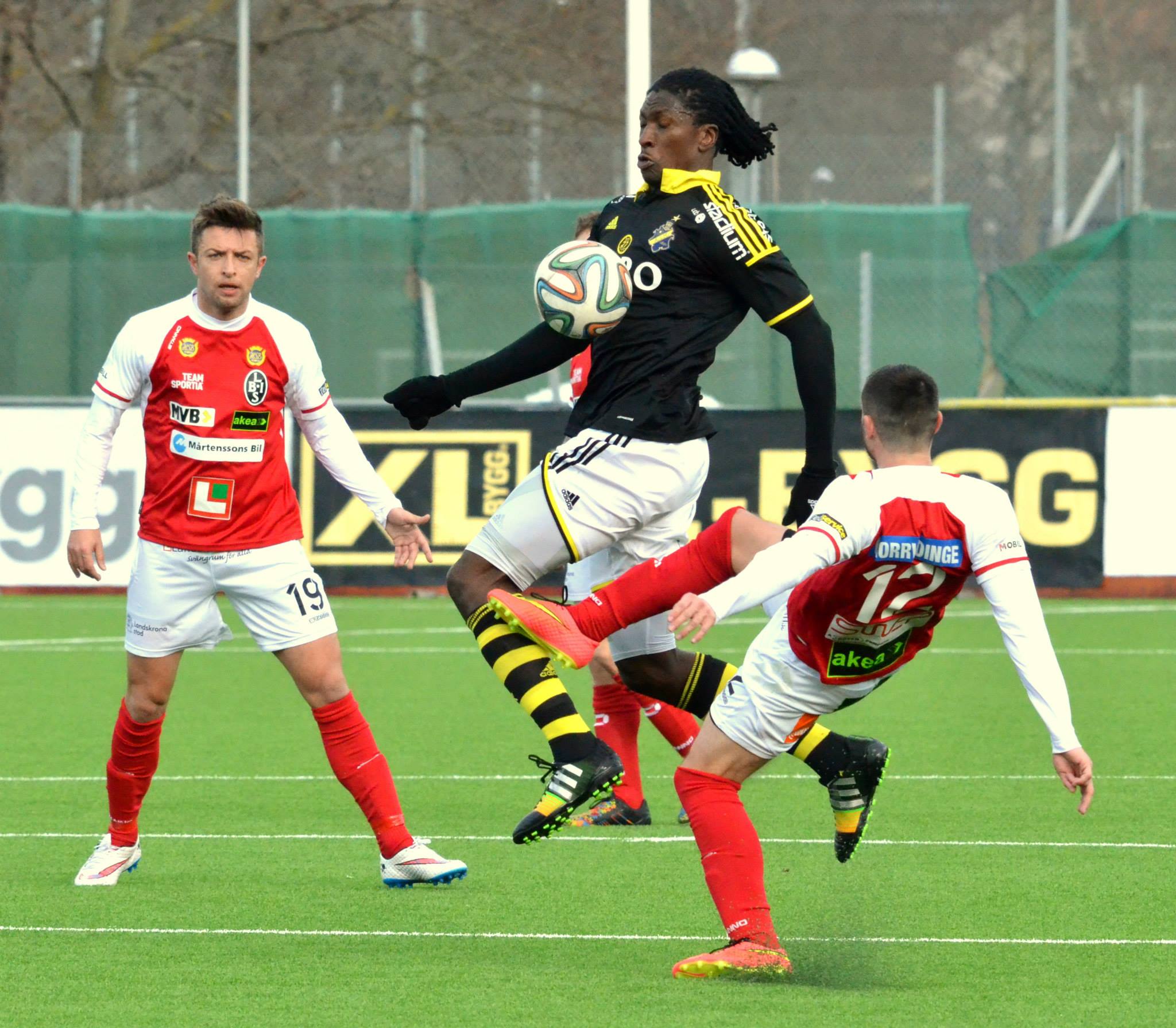 Saturday 21 February 2015, kl 13:00  AIK - Landskrona BoIS 4-0 (2-0)  Grimsta IP, Stockholm