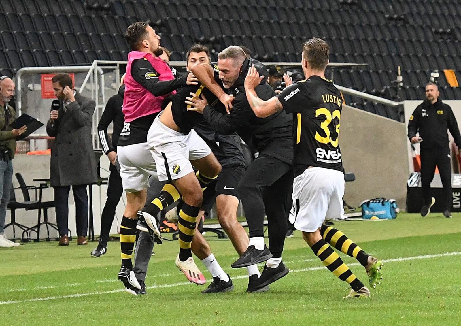 Monday 28 September 2020, kl 19:00  AIK - Mjällby AIF 1-0 (0-0)  Friends Arena, Solna